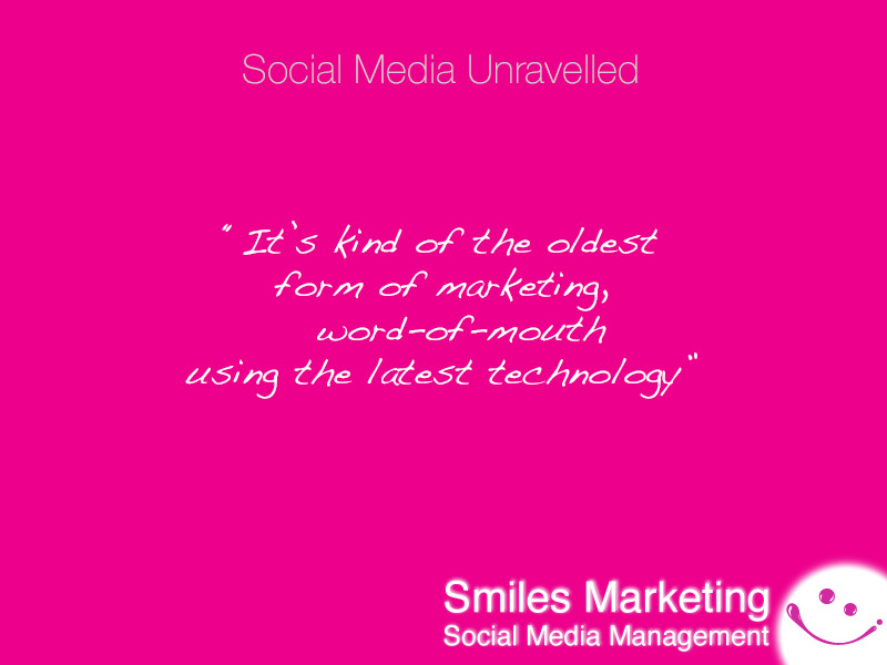 Smiles Marketing - Social media Unravelled Image